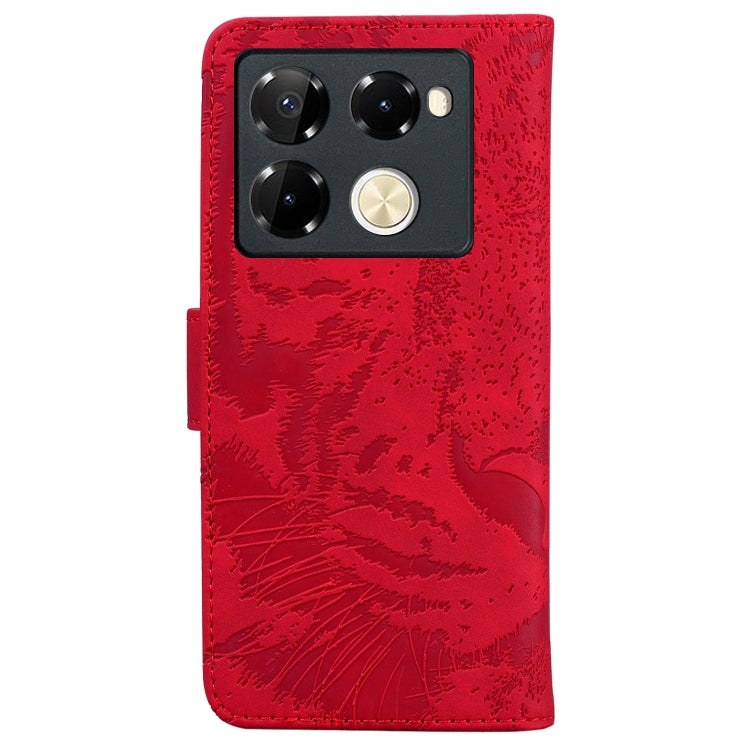 For Infinix Note 40 Pro+ Tiger Embossing Pattern Flip Leather Phone Case