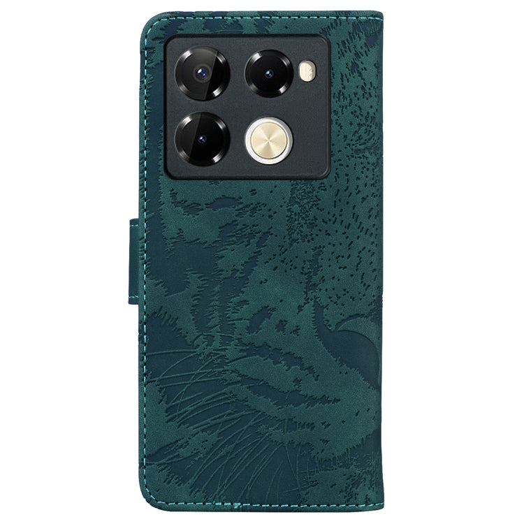 For Infinix Note 40 Pro+ Tiger Embossing Pattern Flip Leather Phone Case
