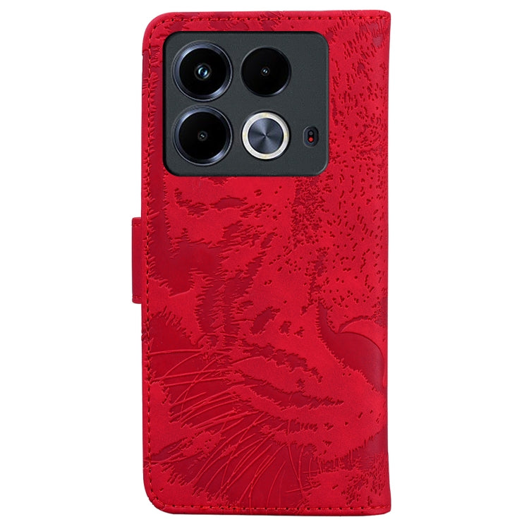 For Infinix Note 40 4G Tiger Embossing Pattern Flip Leather Phone Case