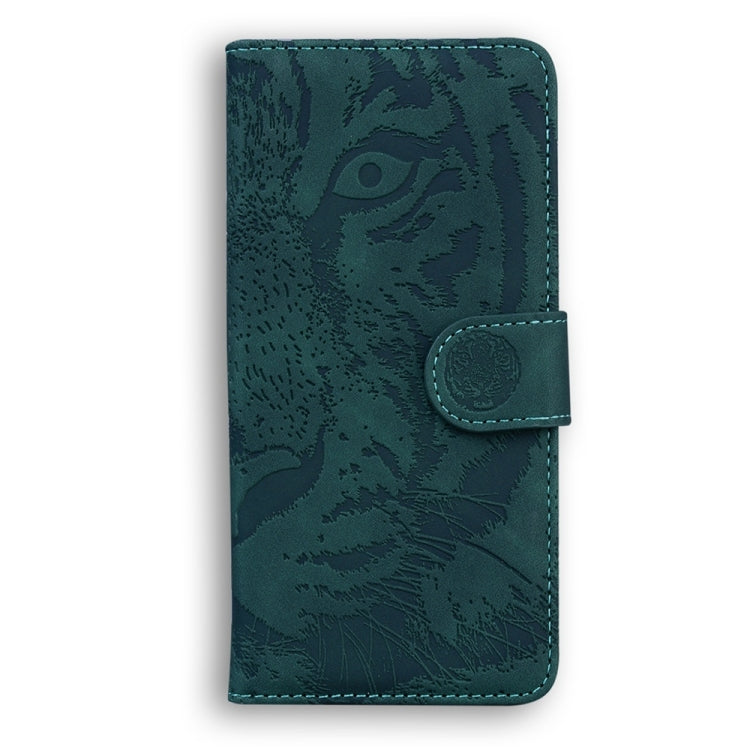 For Infinix Hot 50 4G Tiger Embossing Pattern Flip Leather Phone Case