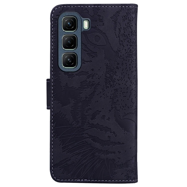 For Infinix Hot 50 5G Tiger Embossing Pattern Flip Leather Phone Case