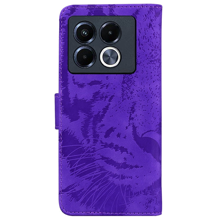 For Infinix Note 40 5G Tiger Embossing Pattern Flip Leather Phone Case