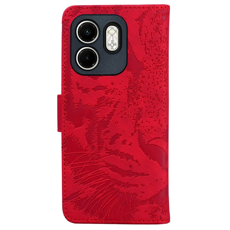 For Infinix Hot 50i / Smart 9 Tiger Embossing Pattern Flip Leather Phone Case