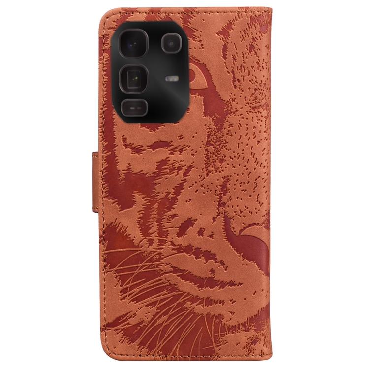 For Infinix Note 50 Pro+ Tiger Embossing Pattern Flip Leather Phone Case
