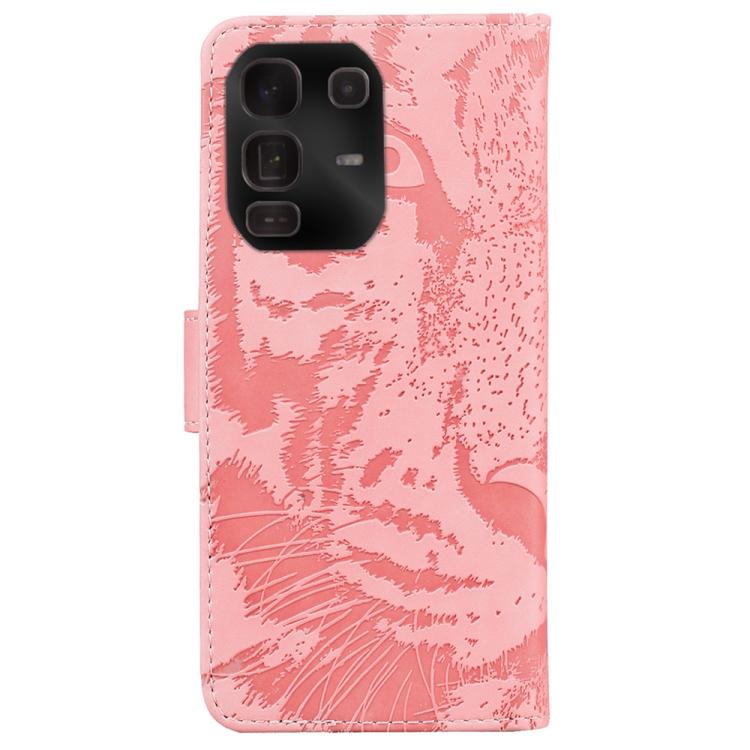 For Infinix Note 50 Pro+ Tiger Embossing Pattern Flip Leather Phone Case