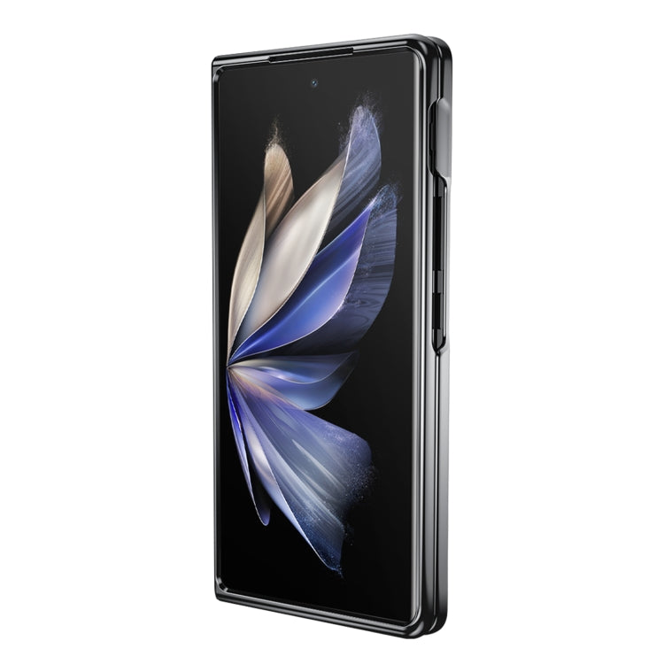 For vivo X Fold2 Electroplating Ultrathin Shockproof Leather Fold Protective Phone Case