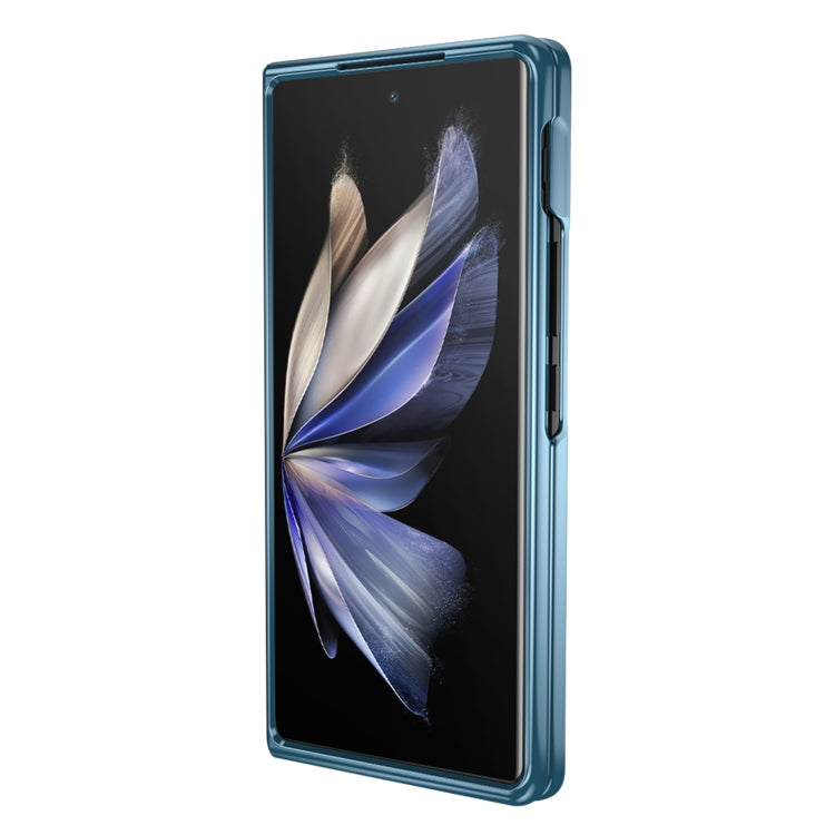 For vivo X Fold2 Electroplating Ultrathin Shockproof Leather Fold Protective Phone Case