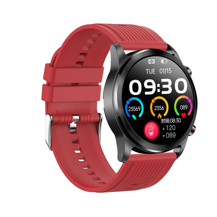 TK61 1.3 inch Silicone Band Smart Watch Supports Heart Rate / Blood Pressure Monitoring