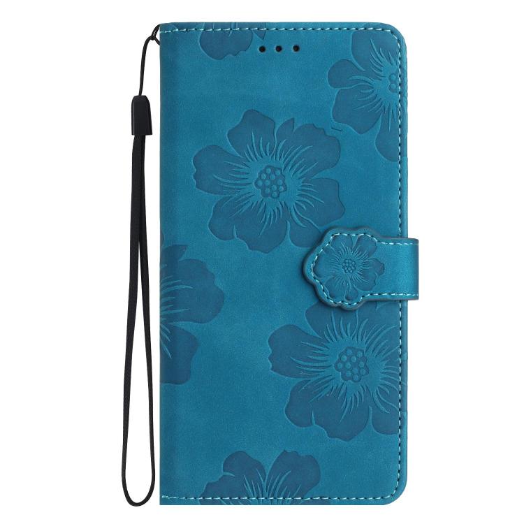 For Motorola Moto G86 5G Flower Embossing Pattern Leather Phone Case