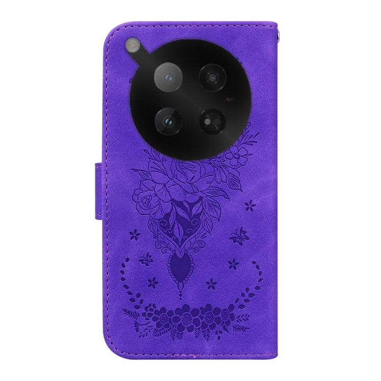 For Infinix Zero 40 4G / 5G Butterfly Rose Embossed Leather Phone Case