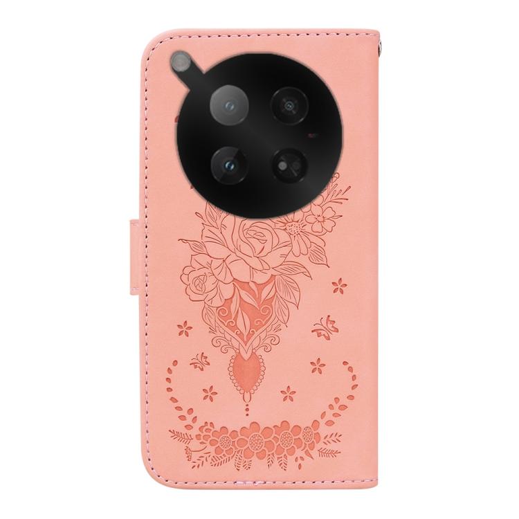 For Infinix Zero 40 4G / 5G Butterfly Rose Embossed Leather Phone Case