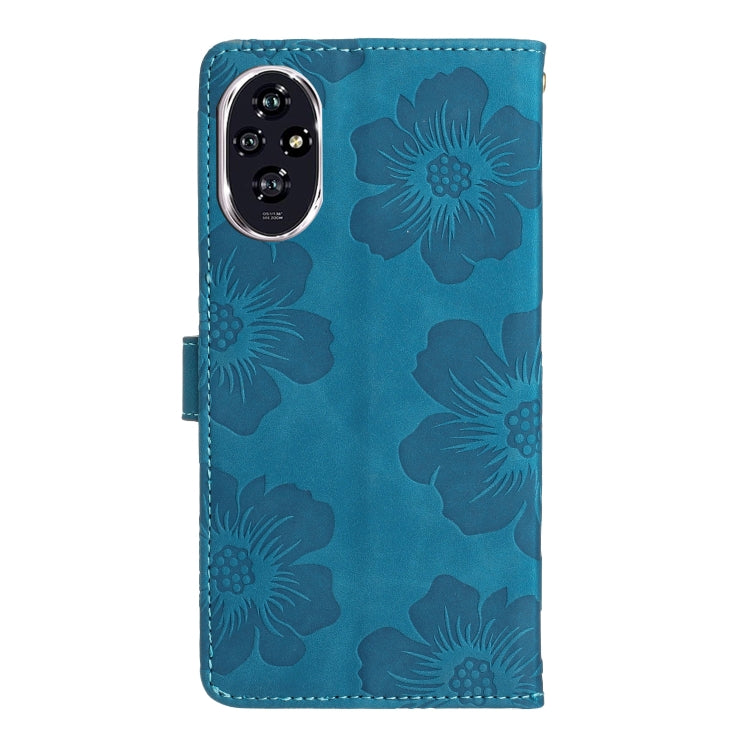For Honor 200 Flower Embossing Pattern Leather Phone Case
