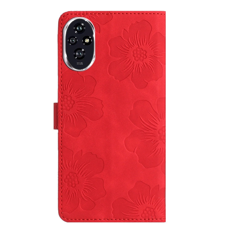 For Honor 200 Flower Embossing Pattern Leather Phone Case
