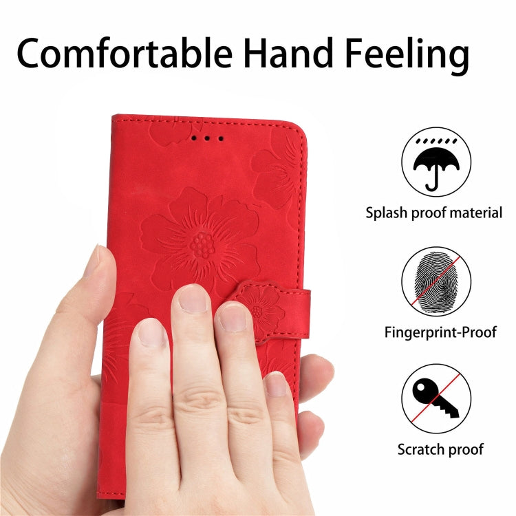 For Honor 200 Flower Embossing Pattern Leather Phone Case