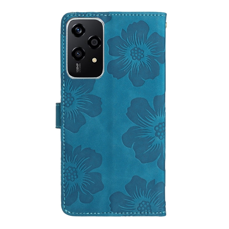 For Honor 200 Lite Global Flower Embossing Pattern Leather Phone Case