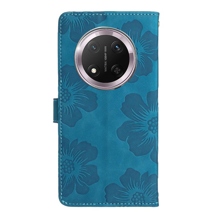For Honor X9C Flower Embossing Pattern Leather Phone Case