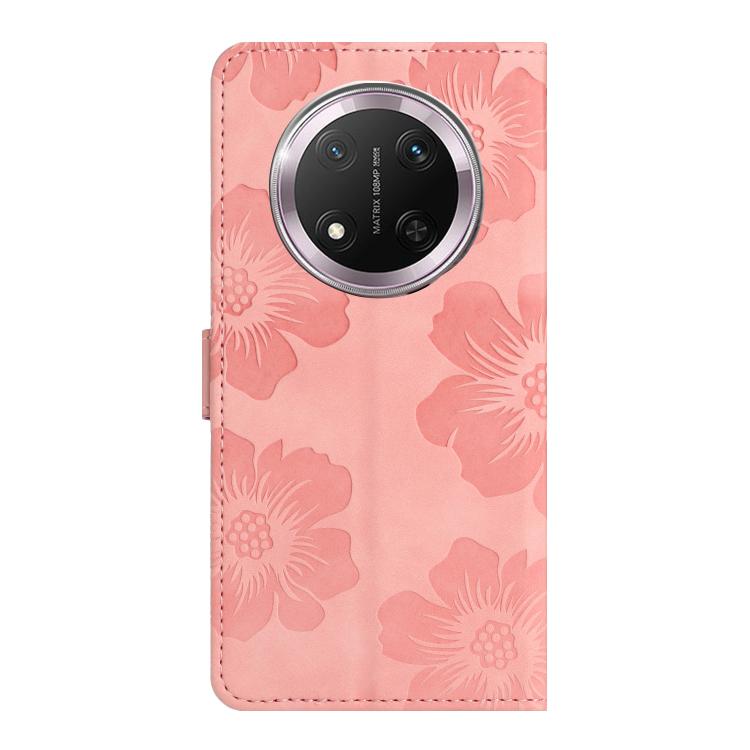 For Honor X9C Flower Embossing Pattern Leather Phone Case