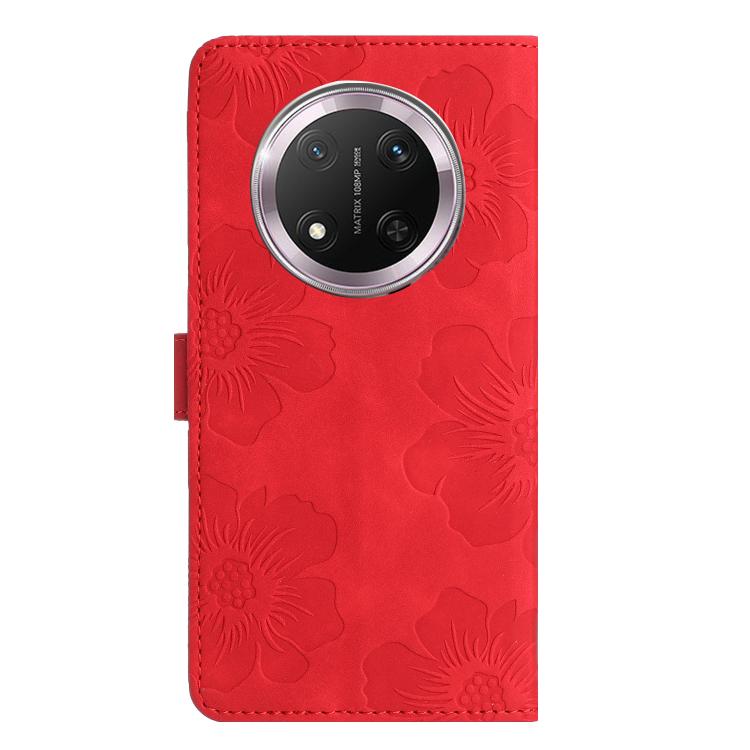 For Honor X9C Flower Embossing Pattern Leather Phone Case