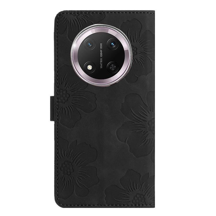 For Honor X9C Flower Embossing Pattern Leather Phone Case