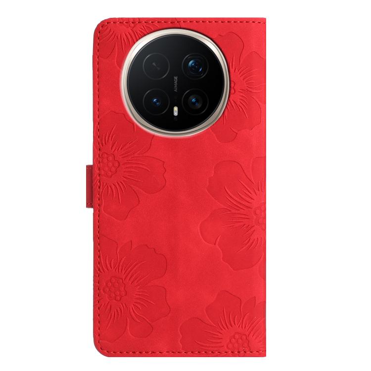 For Honor Magic8 Flower Embossing Pattern Leather Phone Case