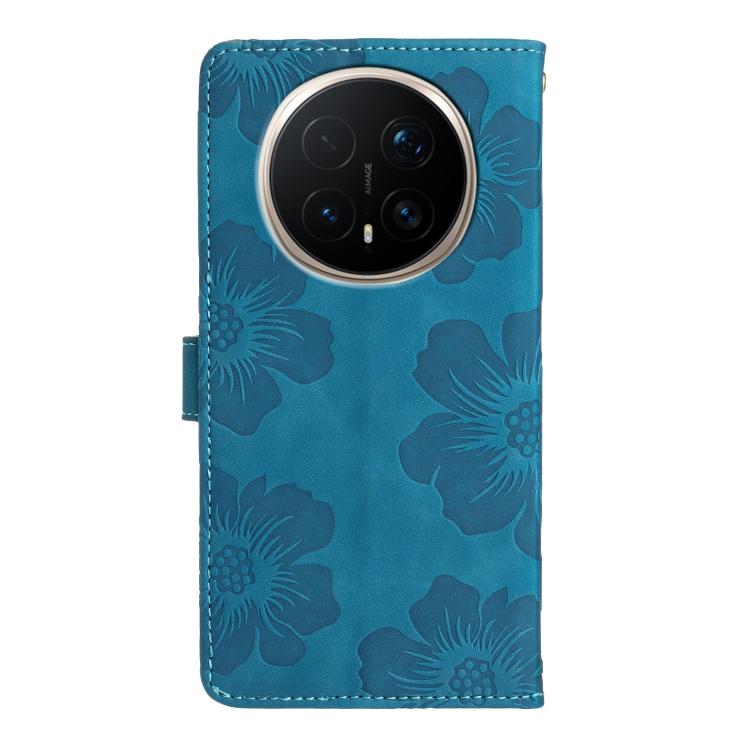For Honor Magic8 Pro Flower Embossing Pattern Leather Phone Case