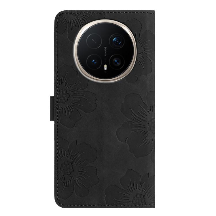 For Honor Magic8 Pro Flower Embossing Pattern Leather Phone Case