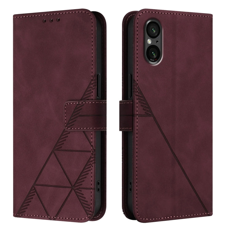 For Sony Xperia 5 VI Crossbody 3D Embossed Flip Leather Phone Case