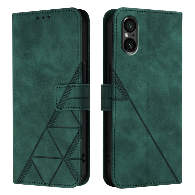 For Sony Xperia 5 VI Crossbody 3D Embossed Flip Leather Phone Case