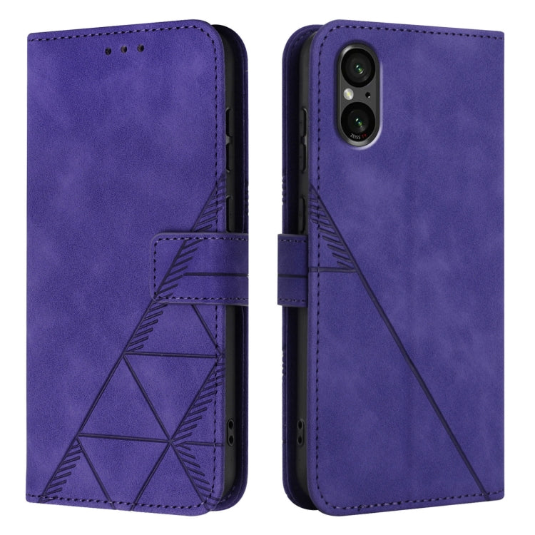 For Sony Xperia 5 VI Crossbody 3D Embossed Flip Leather Phone Case