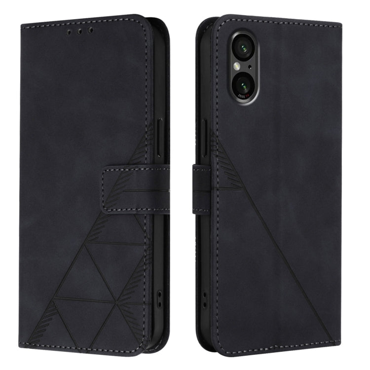 For Sony Xperia 5 VI Crossbody 3D Embossed Flip Leather Phone Case
