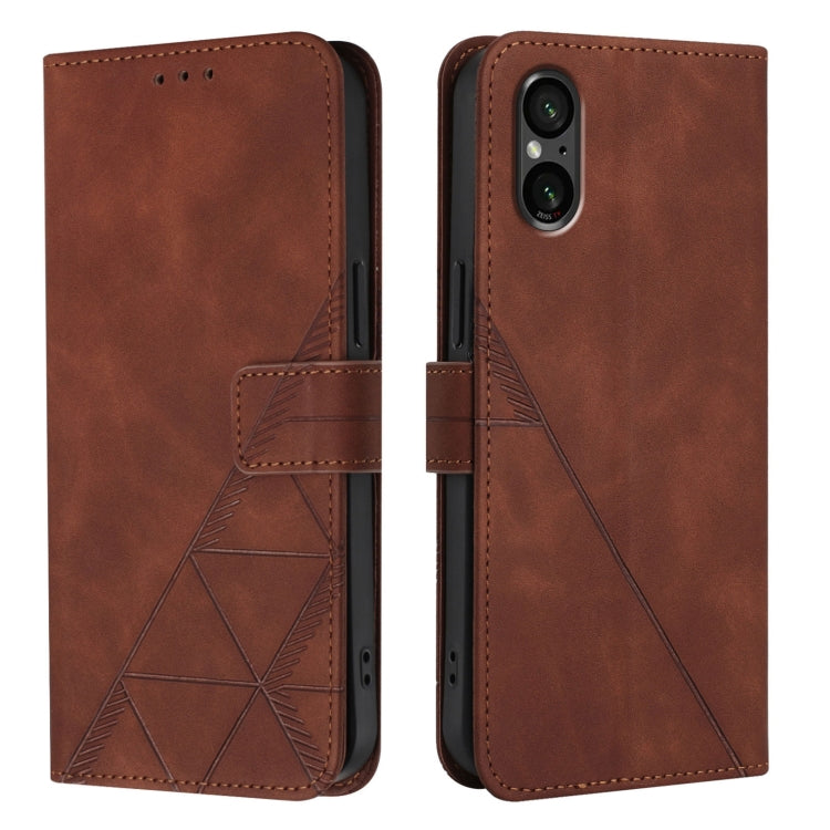 For Sony Xperia 5 VI Crossbody 3D Embossed Flip Leather Phone Case