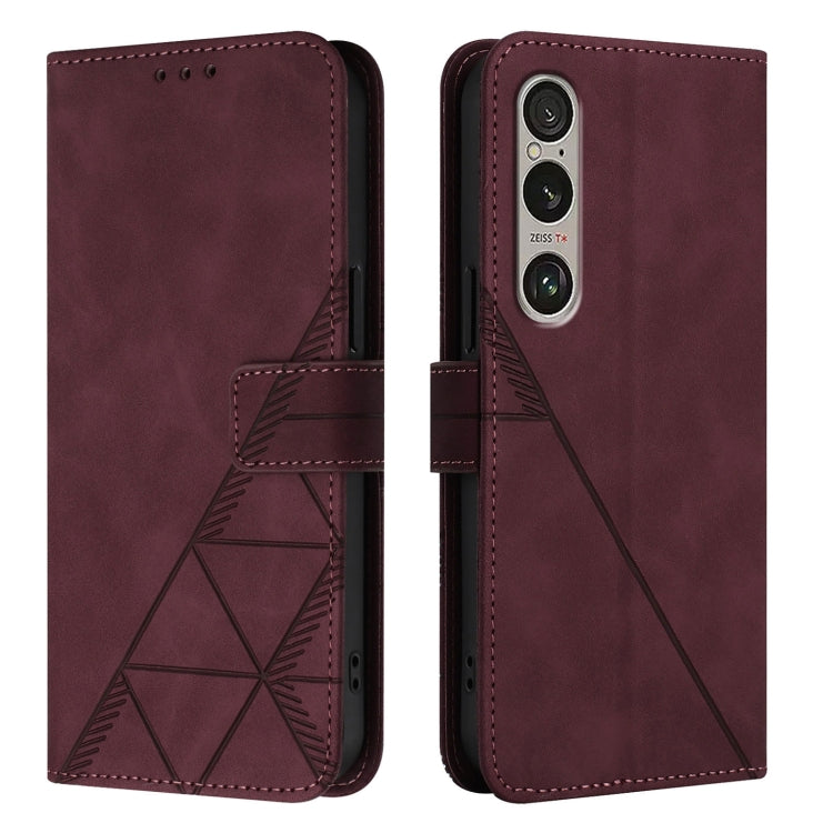 For Sony Xperia 1 VI Crossbody 3D Embossed Flip Leather Phone Case