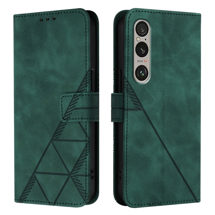 For Sony Xperia 1 VI Crossbody 3D Embossed Flip Leather Phone Case