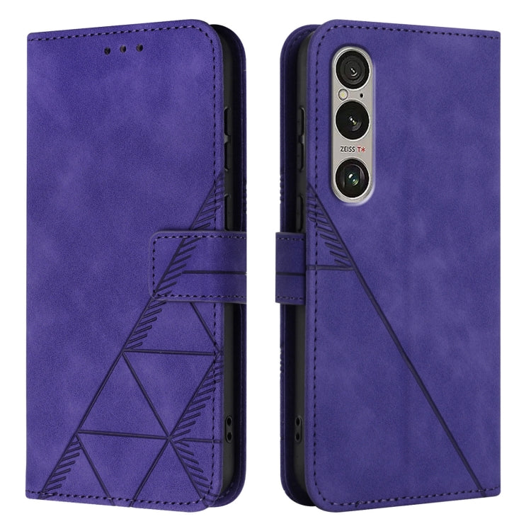 For Sony Xperia 1 VI Crossbody 3D Embossed Flip Leather Phone Case