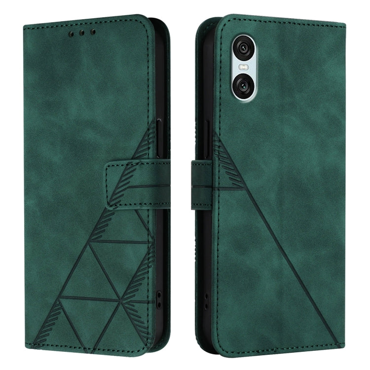 For Sony Xperia 10 VI Crossbody 3D Embossed Flip Leather Phone Case