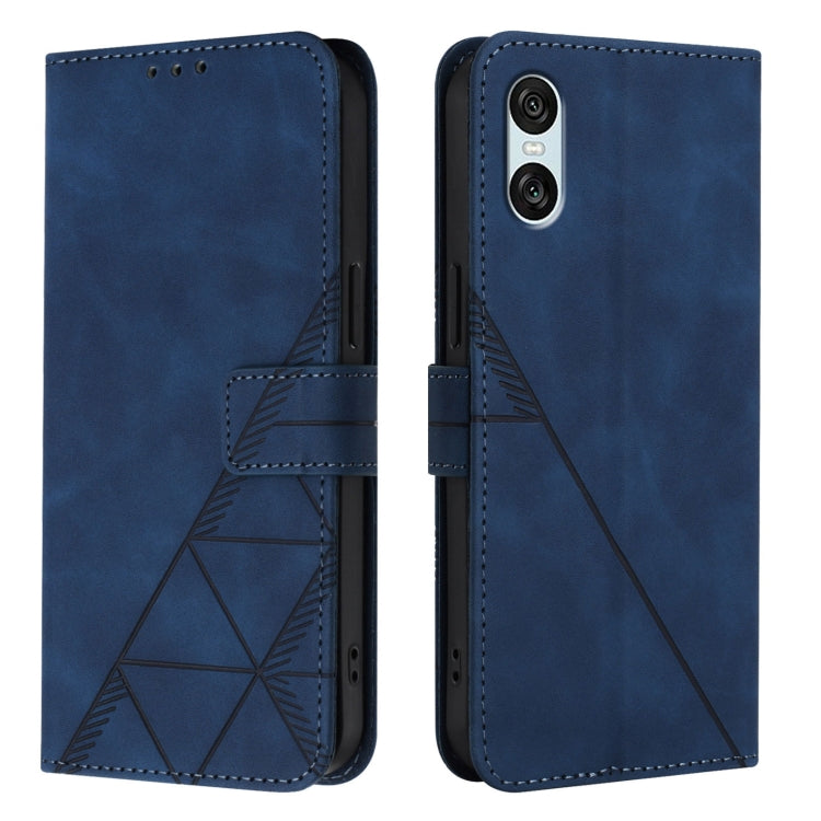 For Sony Xperia 10 VI Crossbody 3D Embossed Flip Leather Phone Case