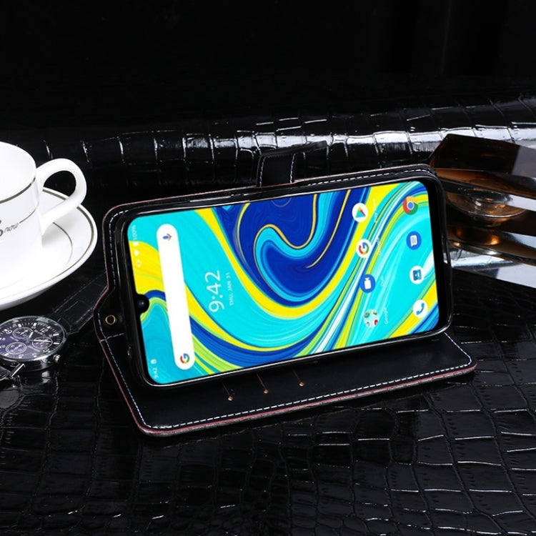 For UMIDIGI A7 Pro idewei Crocodile Texture Horizontal Flip Leather Case with Holder & Card Slots & Wallet