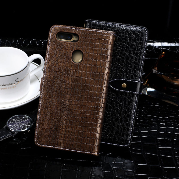 For UMIDIGI A7 Pro idewei Crocodile Texture Horizontal Flip Leather Case with Holder & Card Slots & Wallet