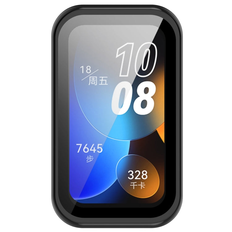 For Huawei Band 8 PC + Tempered Film Integrated Protective Watch Case