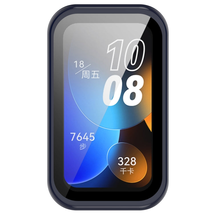 For Huawei Band 8 PC + Tempered Film Integrated Protective Watch Case