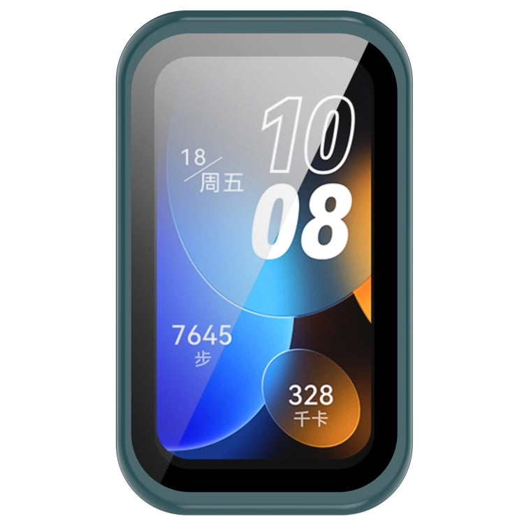 For Huawei Band 8 PC + Tempered Film Integrated Protective Watch Case