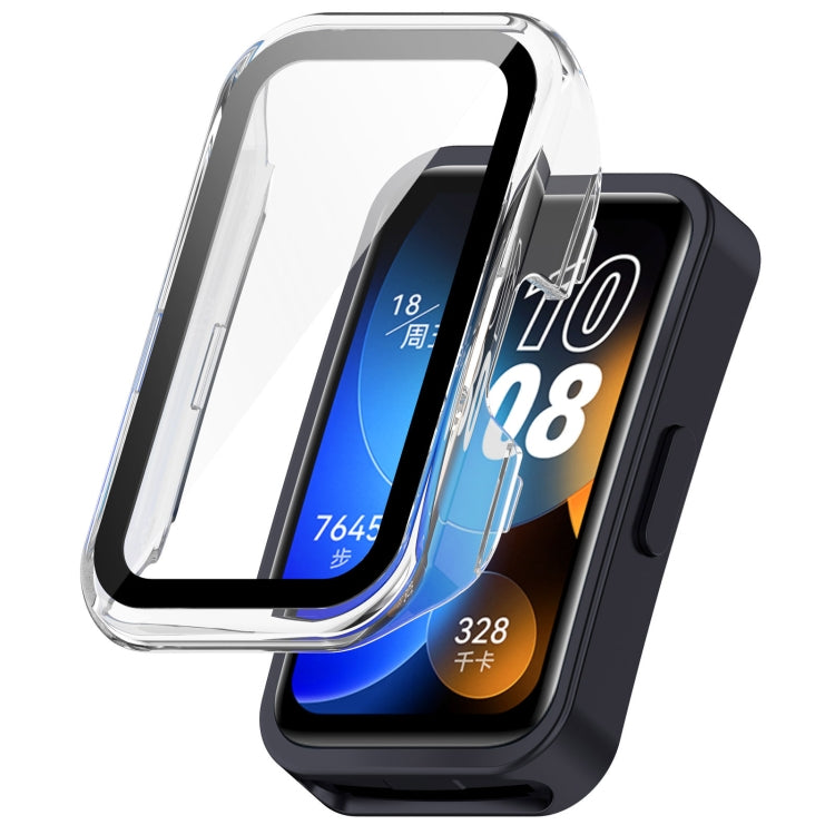 For Huawei Band 8 PC + Tempered Film Integrated Protective Watch Case