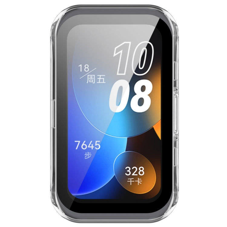 For Huawei Band 8 PC + Tempered Film Integrated Protective Watch Case