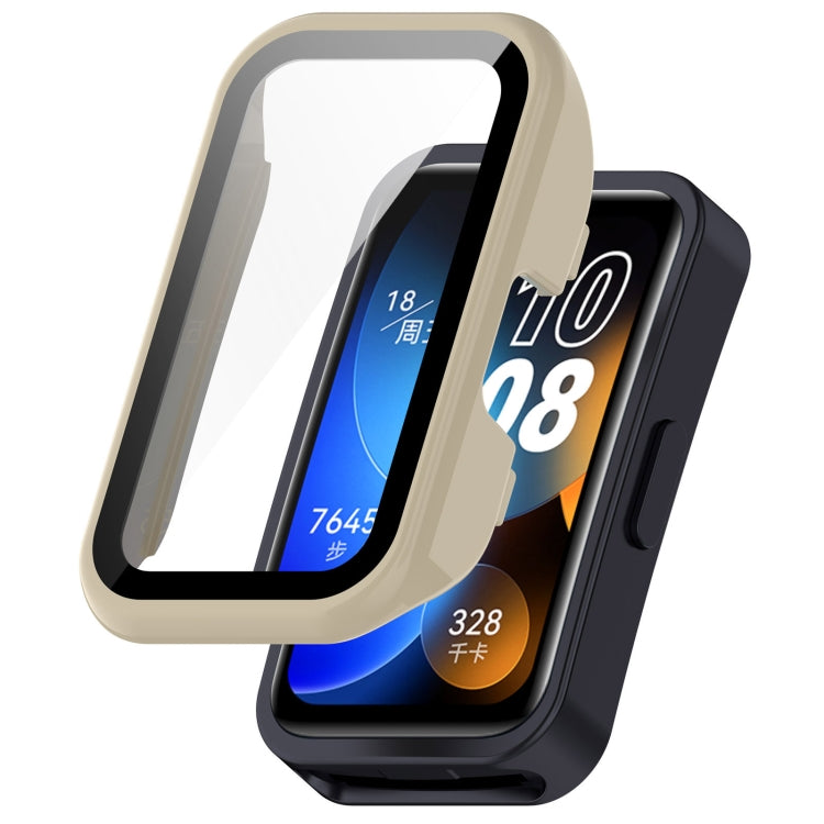 For Huawei Band 8 PC + Tempered Film Integrated Protective Watch Case