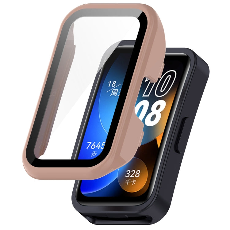 For Huawei Band 8 PC + Tempered Film Integrated Protective Watch Case