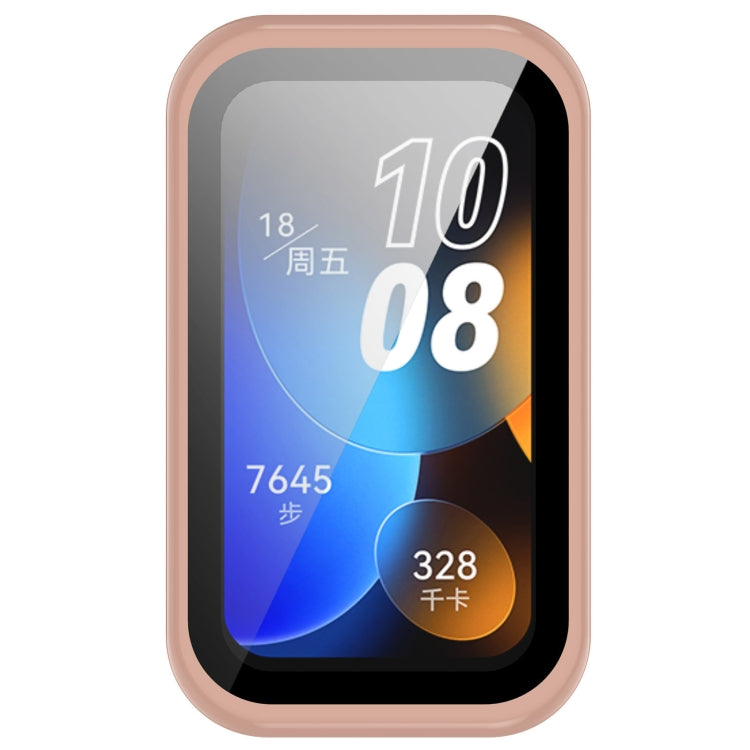 For Huawei Band 8 PC + Tempered Film Integrated Protective Watch Case