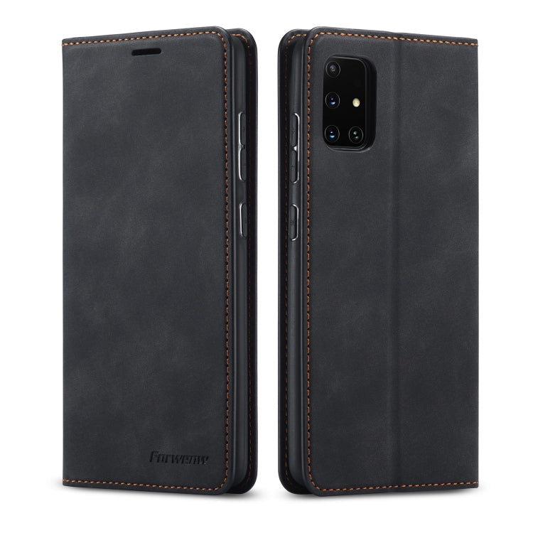 For Samsung Galaxy A41 Forwenw Dream Series Oil Edge Strong Magnetism Horizontal Flip Leather Case with Holder & Card Slots & Wallet & Photo Frame