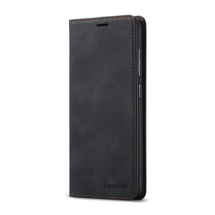 For Samsung Galaxy A41 Forwenw Dream Series Oil Edge Strong Magnetism Horizontal Flip Leather Case with Holder & Card Slots & Wallet & Photo Frame