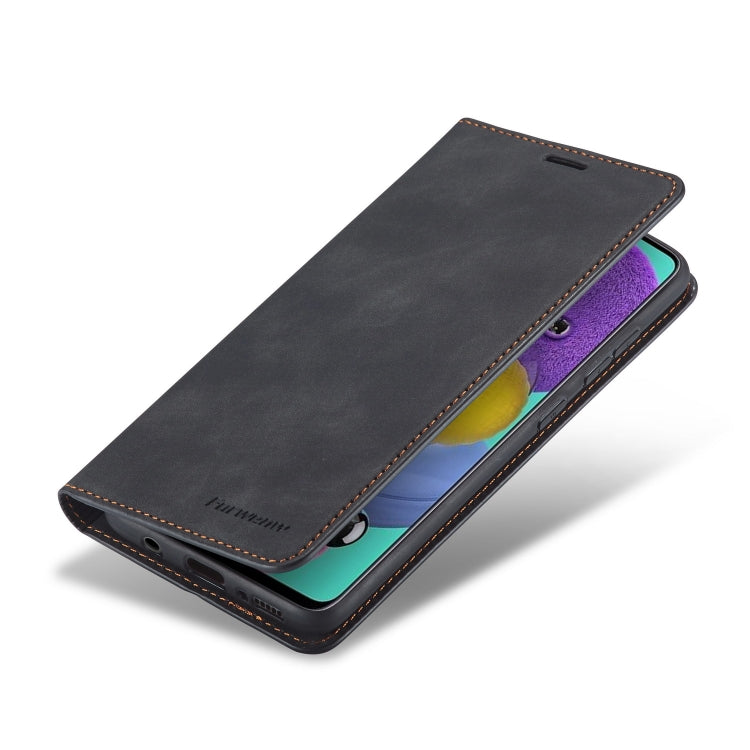 For Samsung Galaxy A41 Forwenw Dream Series Oil Edge Strong Magnetism Horizontal Flip Leather Case with Holder & Card Slots & Wallet & Photo Frame