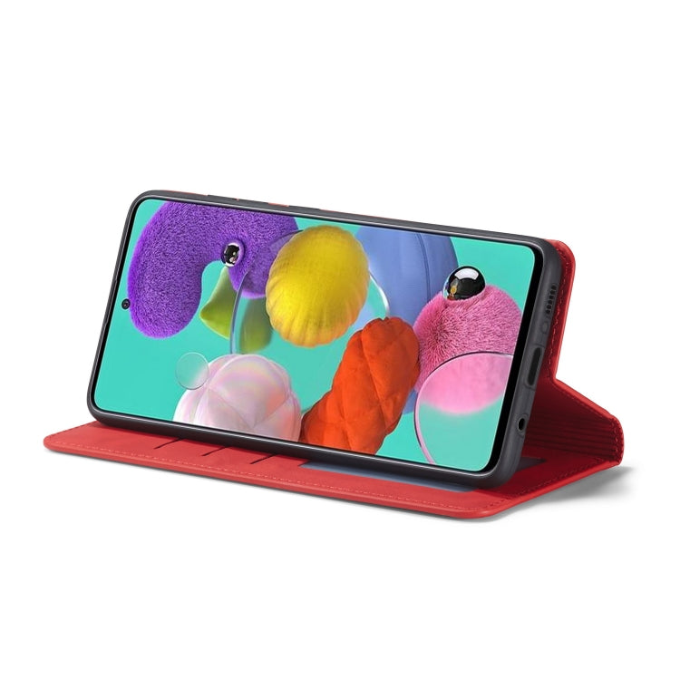 For Samsung Galaxy A41 Forwenw Dream Series Oil Edge Strong Magnetism Horizontal Flip Leather Case with Holder & Card Slots & Wallet & Photo Frame